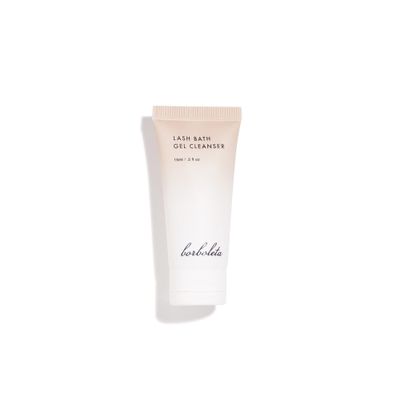 Borboleta Lash Bath Gel Cleanser - Gentle Gel Lash Shampoo for Lash Extensions and Natural Eyelashes, Eyelash Shampoo  (Travel Size (.5 oz))