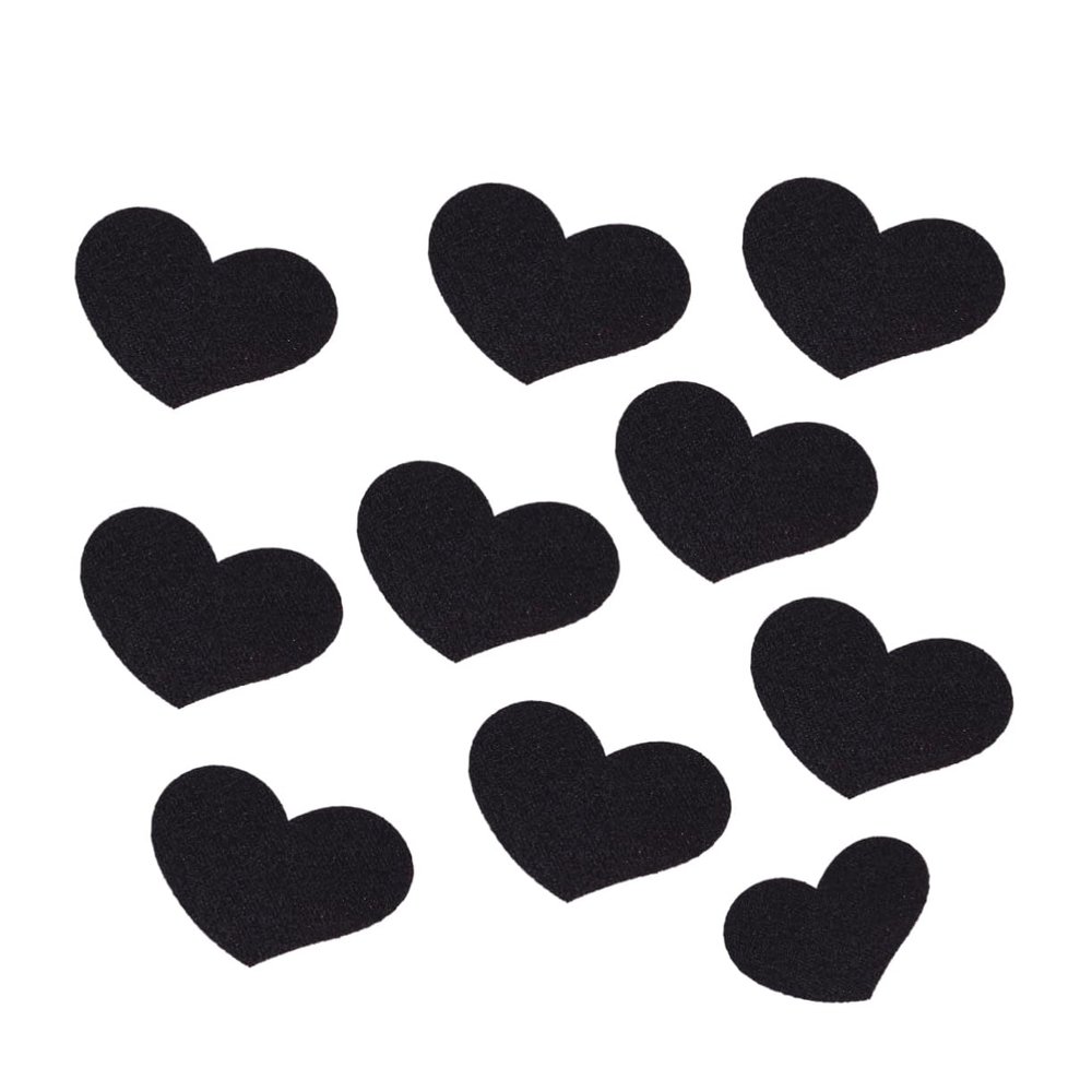 10Pcs Seamless Hair Holders Heart Bangs Traceless Fixed Hairpins for Styling Fringe