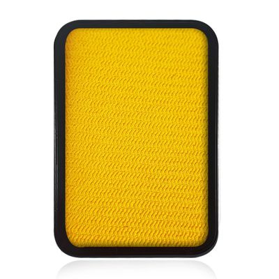 Kraze FX Face Paint Palette Refill - Yellow Face Paint (10 gm)-Hypoallergenic Non-Toxic Water Activated Professional Halloween Face & Body Painting Makeup Supplies for Kids Safe Adults