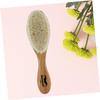 FOMIYES 2pcs Dense Wool Brush Curved Handle for Efficient Hair Cleanup for Household and Barber Shop Use for Men Face and Beard Grooming view 2
