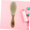 Beavorty 2pcs Dense Wool Cleaning Brush Curved Handle for Men Beard and Hair Care for Barber Shops and Home Use Compatible Shaving Products and Moisturizers view 4