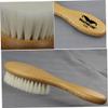 FOMIYES 3pcs Dense Wool Brush Curved Natural Handle for Beard Care and Hair Cleanup Barbershops and Homes for Removing Fine Residue and Cut Hair view 4