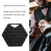 Beard Scrubber Brush, Promote Beard Exfoliator Brush Pores Cleansing Improve Circulation Soft Silicone Suction Cup for Daily Use (Black) view 4