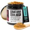 Unrefined Batana Oil for Hair Growth - Authentic & Organic Dr Sebi Batana Hair Mask from Honduras - Natural Hair Growth Oil - 4 Ounce Jar view 1