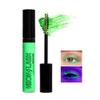 Easilydays Neon UV Mascara for Eyelashes, Black Light Reactive Get Noticed with Fluorescent Lashes, Long Lasting, No Clumping, Colorful Bold Halloween Eye Makeup for Cosplay, Party Wedding(#02 Green) view 1