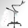 TASALON Professional Facial Steamer with 5X Magnifying Lamp, 2-in-1 Esthetician Steamer on Wheels with Ozone and Hot Mist, Ionic Facial Steamer for Facial Deep Cleaning and Moisturize view 1