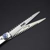 6/7/7.5/8/9 inch scissors silver professional hairdresser hair cut and trim diluted sharp 440C steel (7 inch 2pc-D) view 4