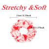 12PCS Halloween Blood Hair Scrunchies Spooky Horror Eyeball Skull Skeleton Moon Star Ghost Hair Ties for Women Girls Ladies Party Gifts view 2