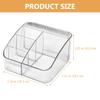 Alipis Cosmetic Display Case Brush Holder Large Makeup Organizer Skin Care Product Storage Box view 2