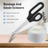 8.3 Inch Long Handle Toenail Scissors for Thick Nails & Easy Reach Long Handled Toe Nail Clippers for Seniors Women Men (Black) view 2