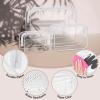 TISRATOK 16 PCS Clear Makeup Bag, Travel Essentials Toiletry Bag, Transparent PVC Cosmetic Organizer Toy Storage Pouch for Women Men - WHITE,Small view 4