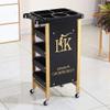 GagalU Beauty Salon Rolling Trolley with 4 Drawer, Stylist Hairdresser Cart with Wheel, 20 Kg Capacity, Equipment with Appliance Holder, view 3