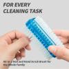 2 Pack Nail Cleaning Brush Fingernail Scrubber with Soft and Stiff Bristles Nail Scrub Brush for Men Women Kids 2 Sided Nail Brush for Effective Cleaning view 4