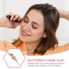 Beavorty Rhinestone Hair Clip Butterfly Barrette for Thick Hair for Parties Weddings and Daily Wear Sturdy Alligator Clip view 2