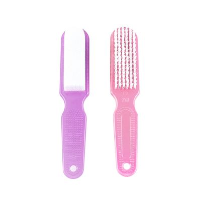 2Pack Foot Brush & Pumice Stone Combo for Exfoliating and Callus Removal - Smoother Skin, Pedicures, Elbow Scrubber, Ideal for Shower, Spa, and Massage