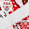 2 Pcs Working Caps with Buttons and Ribbon Tie, Christmas Gnome Pattern Bouffant Hats Scrub Caps Women Long Hair view 2