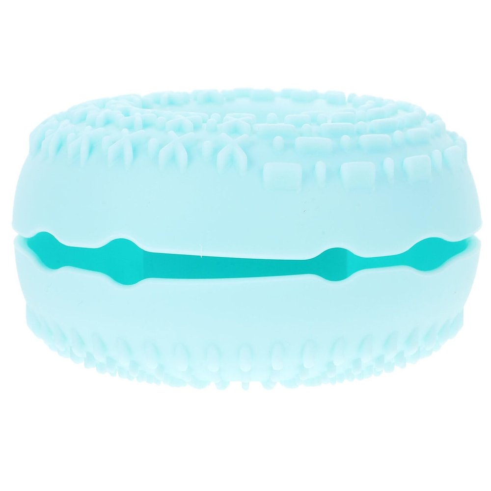 Beavorty Makeup Brush Cleaner Mat Donut Shape Drying Holder for Cosmetic Brushes Compact and Versatile Gentle Bristles Easy to Store