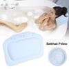 Bath Pillow, Soft Foam Padded Spa Bath Pillow,Tub Headrest Head Neck Back Cushion for Bathroom,Slip Resist Waterproof Bath Pillows for tub Neck and Back Support(Blue) view 2