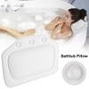Bath Pillow, Soft Foam Padded Spa Bath Pillow,Tub Headrest Head Neck Back Cushion for Bathroom,Slip Resist Waterproof Bath Pillows for tub Neck and Back Support(White) view 2