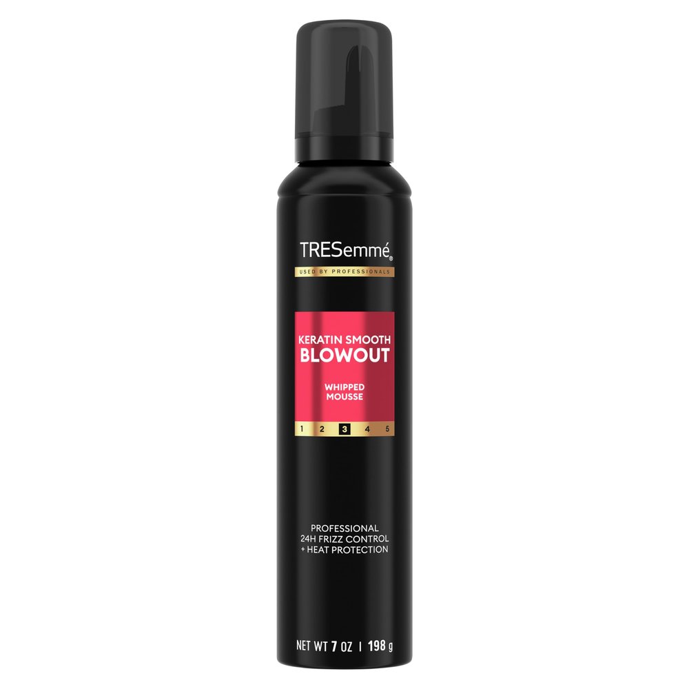TRESemm Whipped Shaping Mousse Keratin Smooth for Instant Hydration, Weightless, 7 Fl Oz