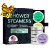Aromatherapy Shower Steamers Gift Set  Mint, Eucalyptus, Sandalwood, Lavender  Essential Oil Vapor Shower Tablets, Individually Wrapped Melts, Spa Presents for Women & Men - New Year Gifts view 1