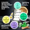 Aromatherapy Shower Steamers Gift Set  Mint, Eucalyptus, Sandalwood, Lavender  Essential Oil Vapor Shower Tablets, Individually Wrapped Melts, Spa Presents for Women & Men - New Year Gifts view 2