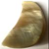 2 Real Ox Horn Handles to Restore Straight Razors With Brass Hardware view 3