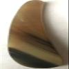 2 Real Ox Horn Handles to Restore Straight Razors With Brass Hardware view 4