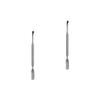 Beaupretty 2pcs Stainless Steel Double-ended Cuticle Pusher Tool for Nail Care Exfoliating Dead Skin Nail Cleaning Stick Manicure Accessory for Home and view 1