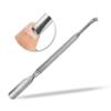 Beaupretty 2pcs Stainless Steel Double-ended Cuticle Pusher Tool for Nail Care Exfoliating Dead Skin Nail Cleaning Stick Manicure Accessory for Home and view 2