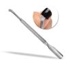 Beaupretty 2pcs Stainless Steel Double-ended Cuticle Pusher Tool for Nail Care Exfoliating Dead Skin Nail Cleaning Stick Manicure Accessory for Home and view 4
