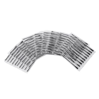 100Pcs Disposable Cotton Swabs Stick Squeeze Blackhead Remover Multi Use Double Tipped Cotton Buds Black