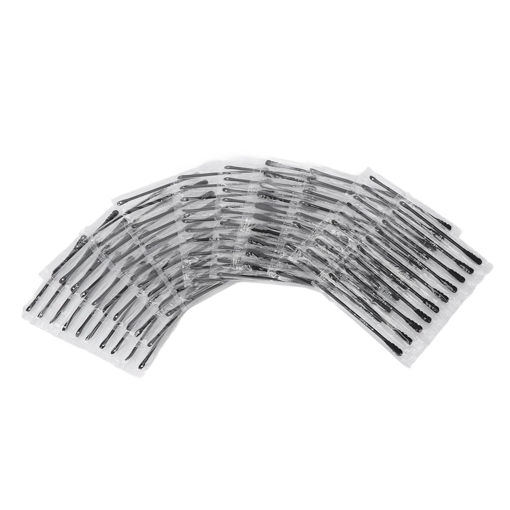 100Pcs Disposable Cotton Swabs Stick Squeeze Blackhead Remover Multi Use Double Tipped Cotton Buds Black