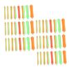 Beavorty 16sets Portable Curling Hair Rod Double Hollow Perm Rods Rubber Bands Heatless Wave Curlers for Long Hair Diy Styling Tools Mixed Colors view 3