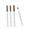 FOMIYES 8pcs Liquid Eyebrow Pen Fine Sketch Four-pronged Eyebrow Pencil for Natural Makeup Includes Chestnut Brown Dark Grey Black Smudge Precise Application view 3
