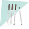 FOMIYES 8pcs Liquid Eyebrow Pen Fine Sketch Four-pronged Eyebrow Pencil for Natural Makeup Includes Chestnut Brown Dark Grey Black Smudge Precise Application view 4