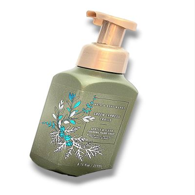 Bah ad Body Works Gentle Foaming Hand Soap 8.75 Fl Oz (Packaging may vary) (Green Cypress Trails)