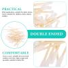Beavorty 100pcs Double-ended Disposable Cotton Swabs for Care Cleaning Cotton Sticks Storage Box for Ear Cleaning and Daily view 2