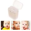 Beavorty 100pcs Double-ended Disposable Cotton Swabs for Care Cleaning Cotton Sticks Storage Box for Ear Cleaning and Daily view 3