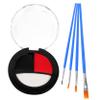 Abaodam 1set Diy Face Paint Kit for Halloween Clown Face Makeup to Use Body Paint for Festivals and Cosplay Events for Ages and Skin Tones view 1