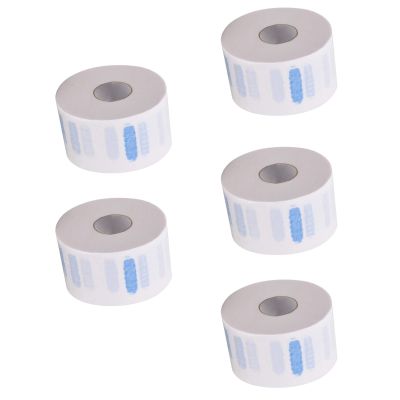 5 Rolls Disposable Barber Paper Neck Strips, 5 Rolls 500 Strips, Salon Hair Cutting & Stylist arber Supplies