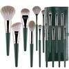 Makeup Brushes Set, 14 Pcs Synthetic Foundation Concealer Powder Blush Eyeshadow Eyebrow Lip Makeup Brushes with Cosmetic Bag (Green) view 1