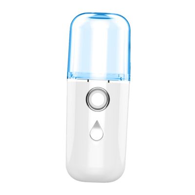 FRCOLOR USB Rechargeable Mini Handheld Beauty Instrument for Hydration Portable Nano Spray Humidifier for Face for Daily Moisturizing White Random Style