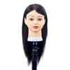 100% Real Hair Hairdressing Training Head Hairstyle Doll Headl with Shoulder Braiding Curling Practice Mannequin Head 10/12/14/16/18 Inch 18inches view 1