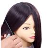 100% Real Hair Hairdressing Training Head Hairstyle Doll Headl with Shoulder Braiding Curling Practice Mannequin Head 10/12/14/16/18 Inch 18inches view 2