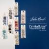 Crystal Lane Flat Back Rhinestones Combo Light Siam ss16-80pcs, ss20-35pcs, ss30-20pcs view 3