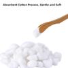 Cotton Ball Bag 0.3/10g Wound & Care Cotton Balls Large Size for Makeup Disposable Cotton Balls for Sensitive Skin - 5 Pack view 3