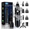 Aiefeya Nose Trimmer for Men & Women, Professional Eyebrow & Facial Hair Remover, IPX7 Waterproof, USB Rechargeable, Easy Cleaning, All-in-ONE view 1