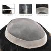 NPU Monofilament Toupee - Men's Human Hair System, Fine Mono, Durable Lace, Replacement, Poly Skin, Light to Medium Density (6''x9'', #2 Darkest Brown) view 3