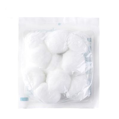 0.5g*10Pcs Large Cotton Balls Medical Absorbent Cotton Ball Disposable Wound Care Home Travel with Self-Sealing Packaging Bag - 3 Pack